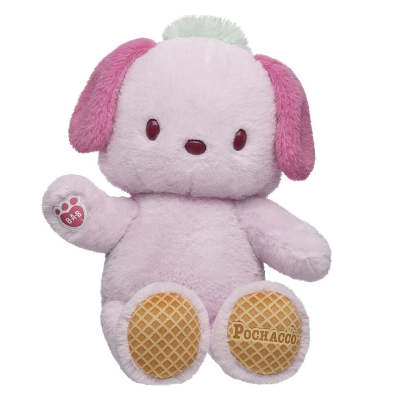 Sanrio Hello Kitty and Friends Strawberry Ice Cream Pochacco Plush by Build-A-Bear