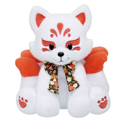 Kitsune Fox Soft Toy with Gifting Bow