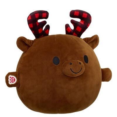 SKOOSHERZ™ Buffalo Check Moose Soft Toy