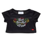 "Black, Beautiful & Proud" T-Shirt for Stuffed Animals - Build-A-Bear Workshop&reg;