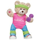Happy Hugs Teddy Bear '80s Exercise Gift Set 