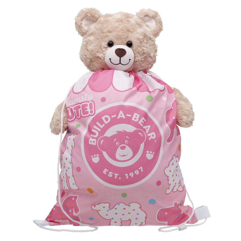 Frosted Animal Cookie Toy Bear Carrier plush by Build-A-Bear
