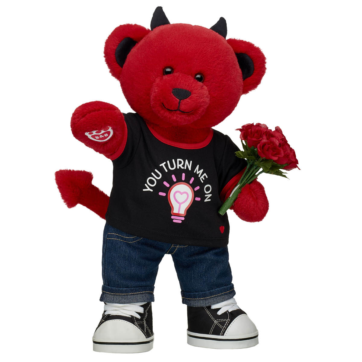 Devilishly Cute Teddy Bear