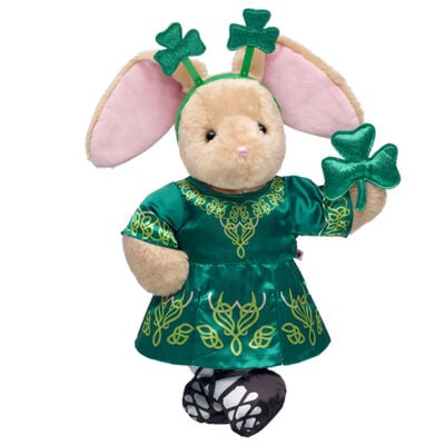 Pawlette&trade; Bunny Plush Irish Dance Gift Set with Shamrocks