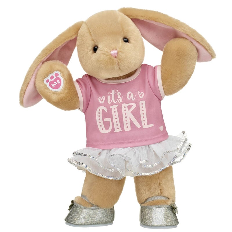 Pawlette™ Bunny Plush "It's a Girl" Gift Set - Build-A-Bear Workshop®