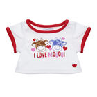 "I Love Moooo!" T-Shirt for Stuffed Animals - Build-A-Bear Workshop&reg;