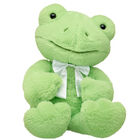 Spring Green Frog with White Bow