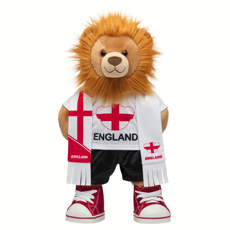 Wild Lion Soft Toy England Gift Set plush by Build-A-Bear