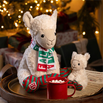 Fa La La Llama Soft Toy with Scarf & Mini Beans&reg; Plush
