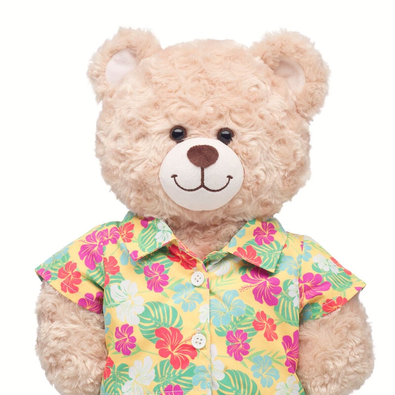 Tropical Flower Print Shirt by Build-A-Bear