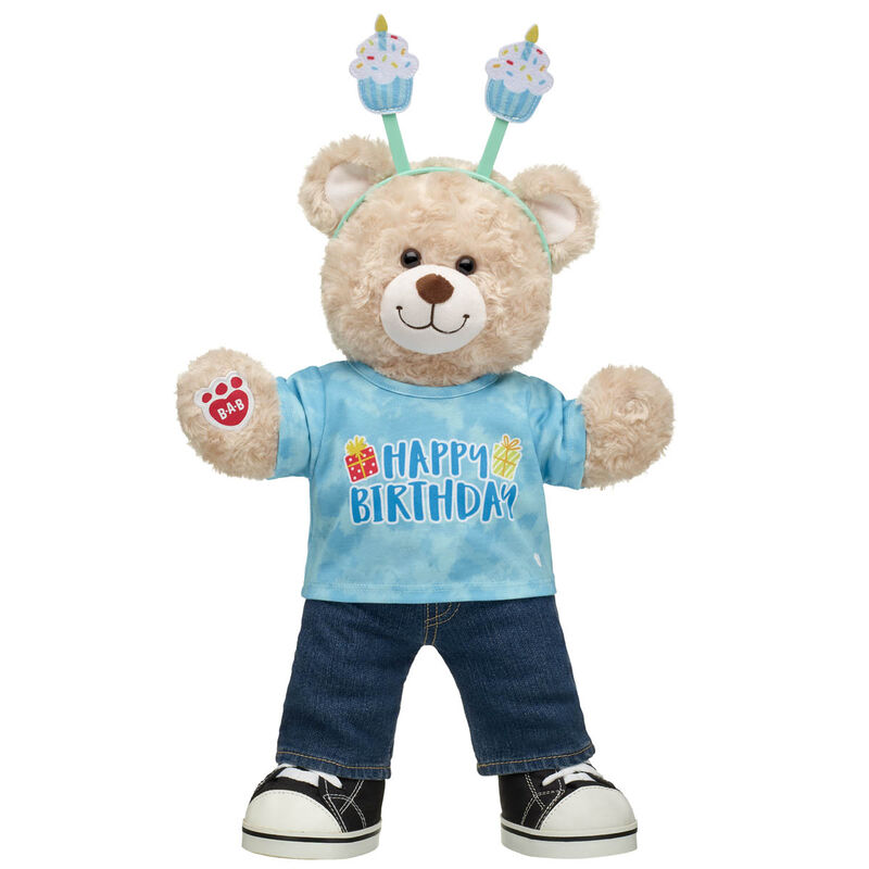 Happy Hugs Teddy Bear Birthday Gift Set - Build-A-Bear Workshop&reg;