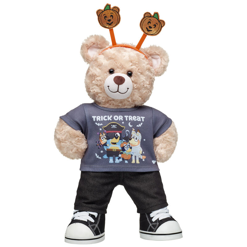 Happy Hugs Teddy Bear Bluey Halloween Gift Set - Build-A-Bear Workshop®