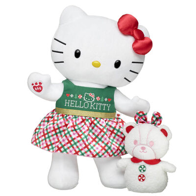 Sanrio&reg; Red Bow Hello Kitty&reg; and Snowy Tiny Chum Plush Gift Set