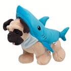 Promise Pets Pug Stuffed Animal Shark Costume Gift Set plush by Build-A-Bear