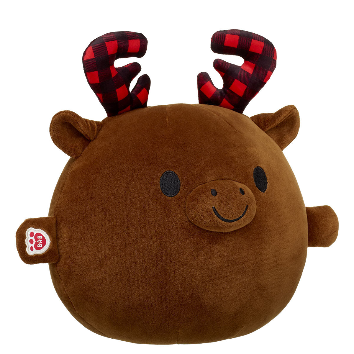 SKOOSHERZ™ Buffalo Check Moose Soft Toy | Build-A-Bear®