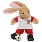 Pawlette™ Bunny Plush Red Football Gift Set with Football