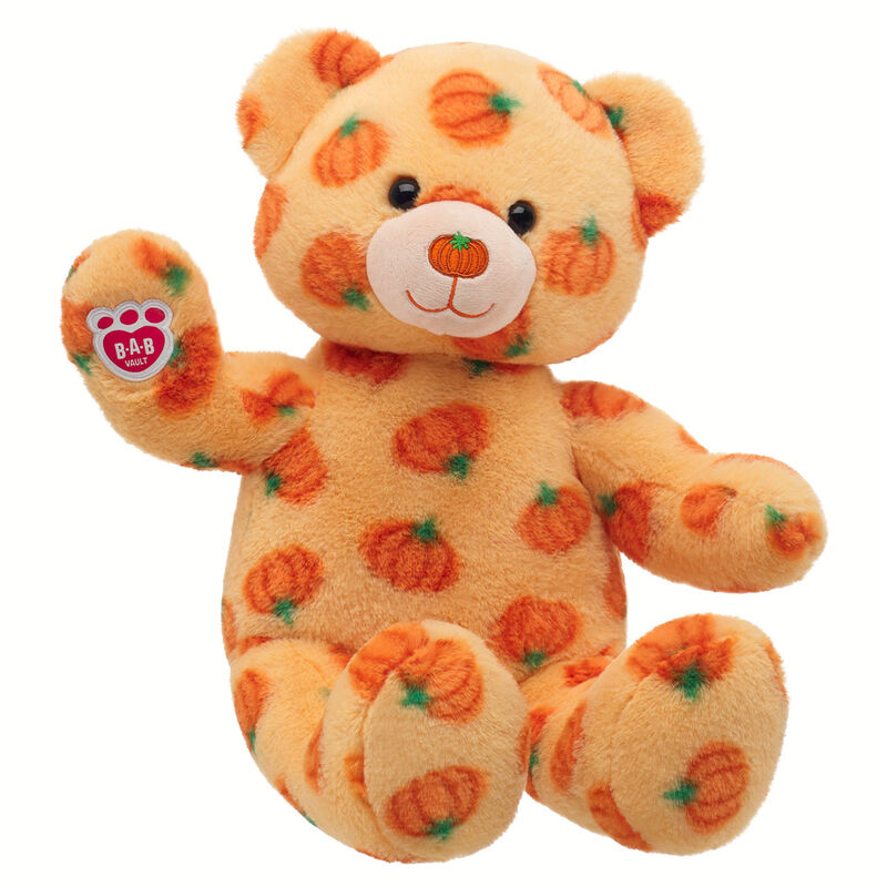 Vault Collection Pumpkin Pal Teddy Bear plush by Build-A-Bear