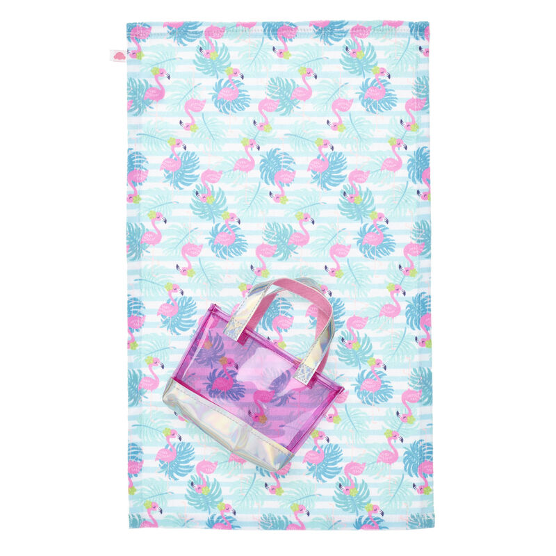 Flamingo Beach Towel and Beach Bag - Build-A-Bear Workshop®