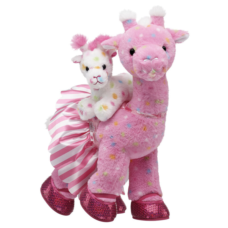 Pink Frosted Animal Cookie Giraffe Stuffed Animal Gift Set by Build-A-Bear