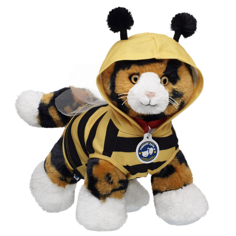 Promise Pets Calico Stuffed Animal Bee Gift Set plush by Build-A-Bear