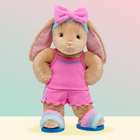 Pawlette&trade; Bunny Plush Pink Tank Top & Shorts Gift Set