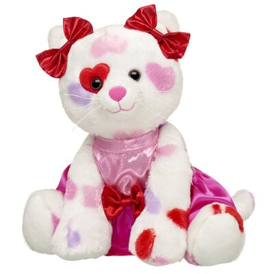 Be Mine Kitty Soft Toy Red Bows Gift Set