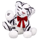 White Tiger Stuffed Animal with Red Gifting Bow - Build-A-Bear Workshop&reg;
