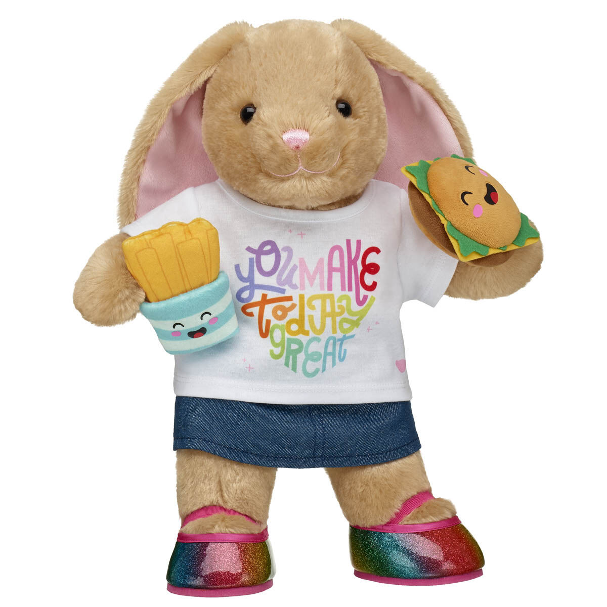 Pawlette Plush Cheeseburger and Fries Gift Set
