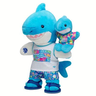 Chummy Shark Soft Toy Summer Mini Beans&reg; Gift Set