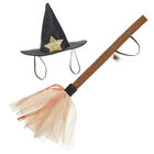 Witch Hat and Broom Set