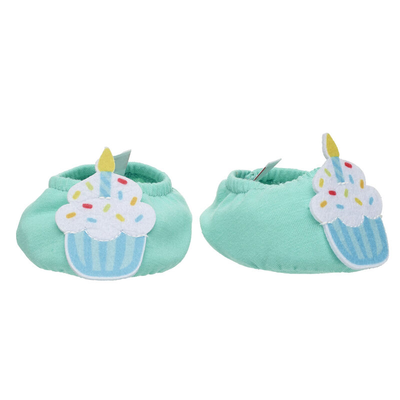 Plush Birthday Cupcake Slippers - Build-A-Bear Workshop&reg;