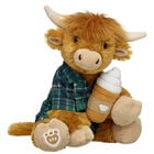 Shaggy Highland Cow Stuffed Animal Green Plaid PJ Gift Set with Drink Wristie - Build-A-Bear Workshop®