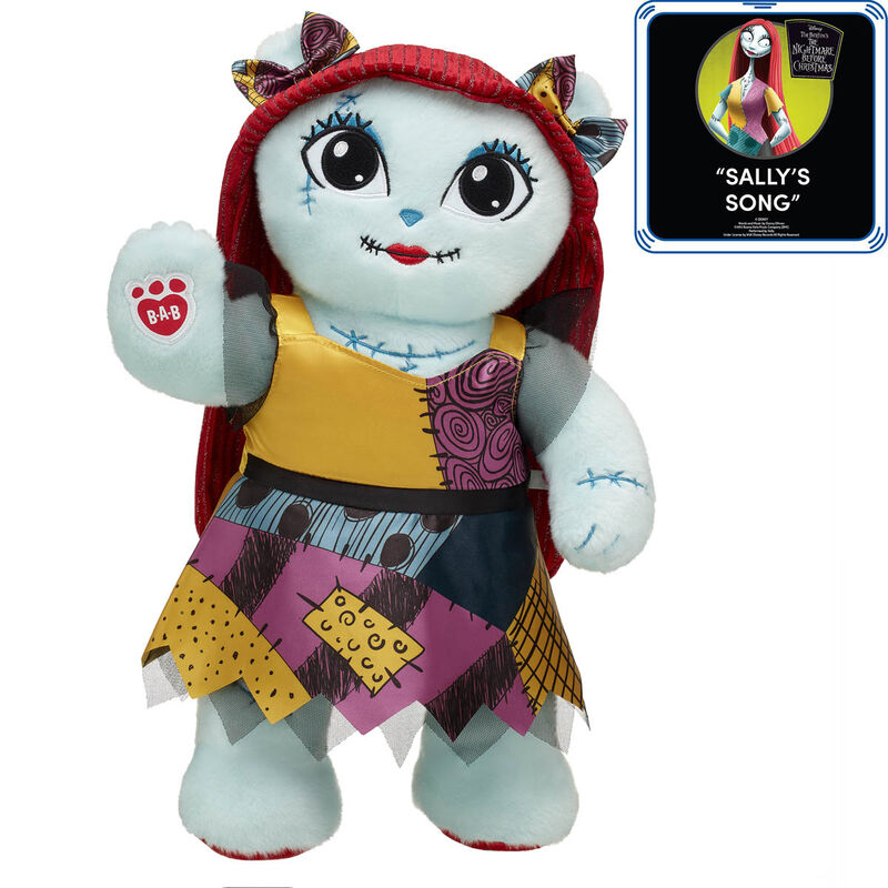 Online Exclusive Disney Tim Burton's The Nightmare Before Christmas Sweet Sally Plush Gift Set with Sound - Build-A-Bear Workshop&reg;