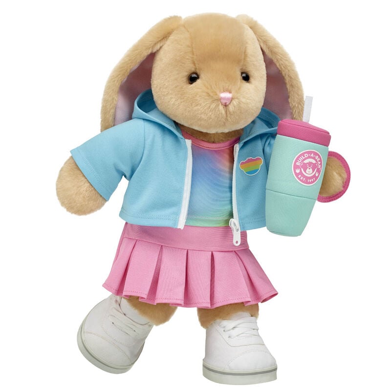 Pawlette&trade; Bunny Plush Summer Athleisure Gift Set with Tumbler - Build-A-Bear Workshop&reg;