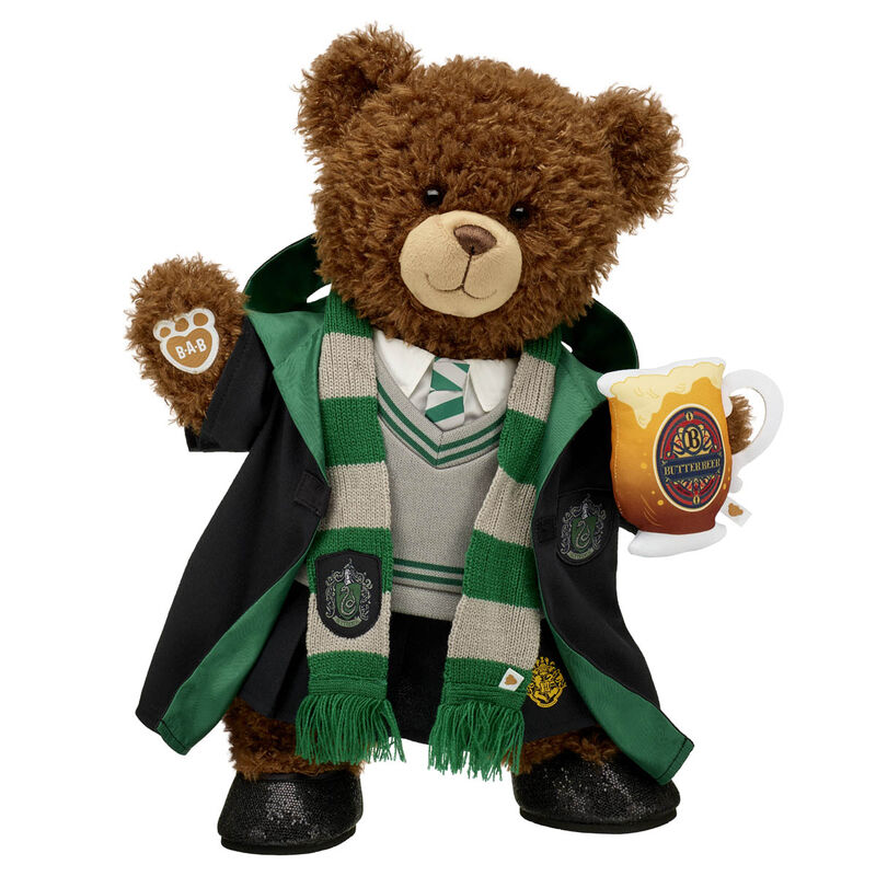 Harry Potter™ Teddy Bear Slytherin™ Gift Set with Butterbeer - Build-A-Bear Workshop®