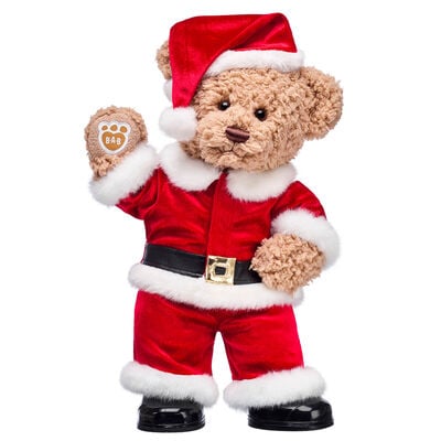 Timeless Teddy Bear Santa Claus Gift Set