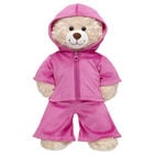 Online Exclusive Pink Velour Tracksuit for Stuffed Animals - Build-A-Bear Workshop&reg;