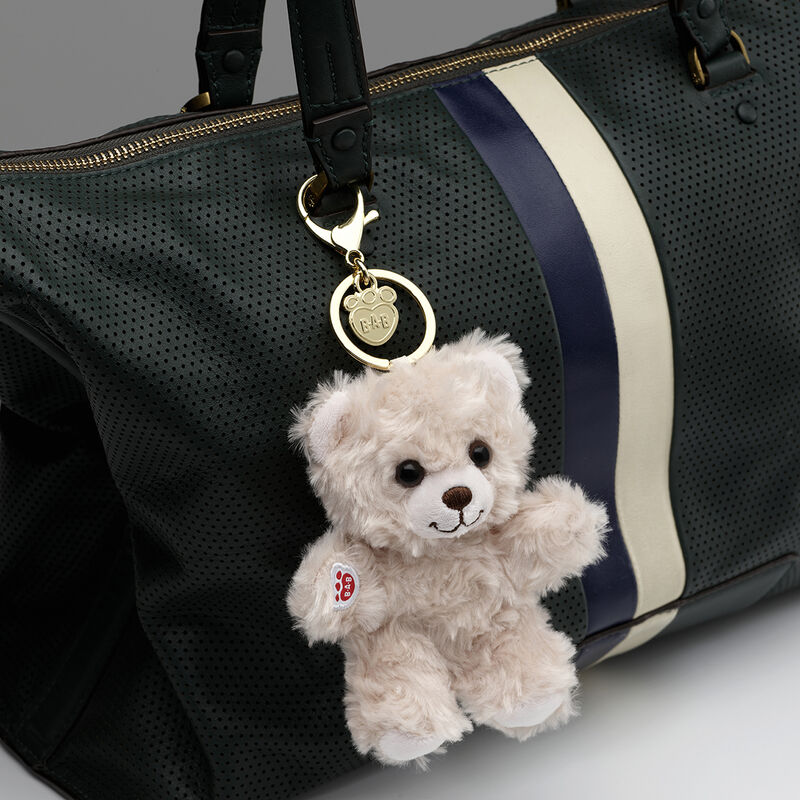 Happy Hugs Teddy Bear Bag Charm plush by Build-A-Bear