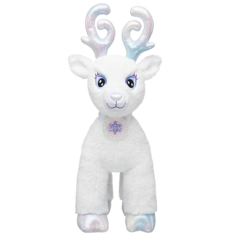 Vanilla Frost Glisten Reindeer Plush by Build-A-Bear