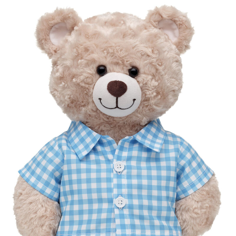 Blue Gingham Shirt by Build-A-Bear