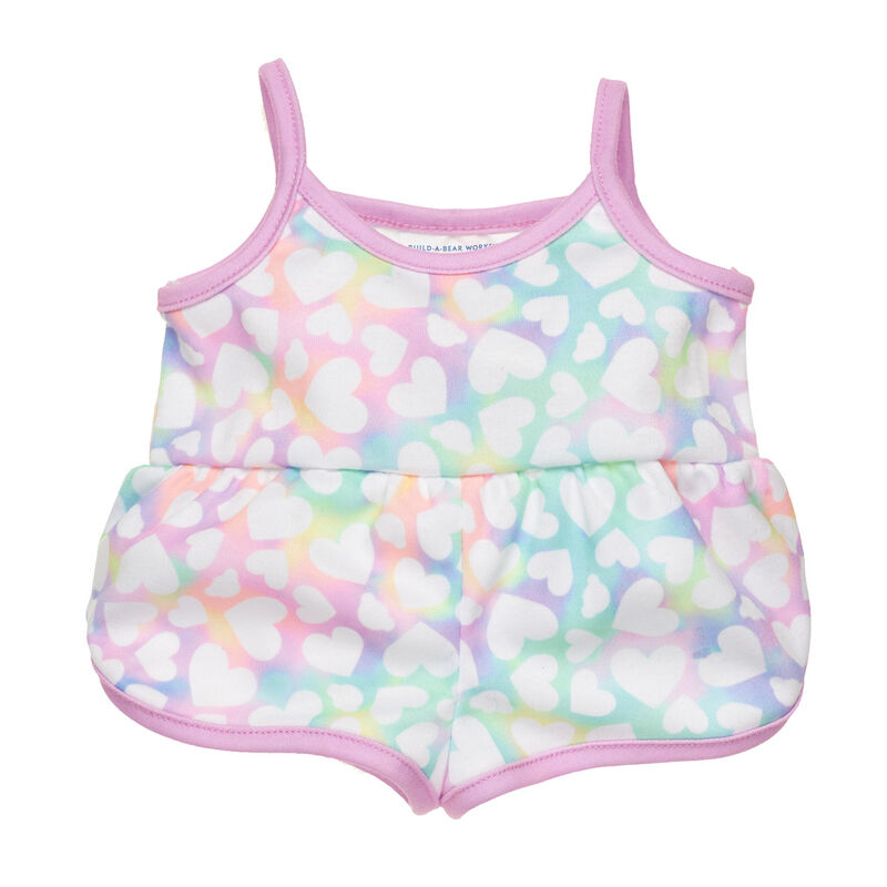 Tie-Dye Hearts Romper - Build-A-Bear Workshop&reg;