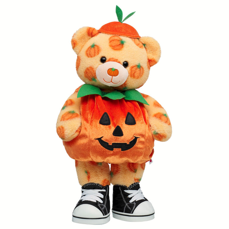 Vault Collection Pumpkin Pal Teddy Bear Halloween Gift Set plush by Build-A-Bear