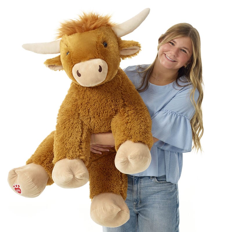 Giant Shaggy Highland Cow Stuffed Animal - Build-A-Bear Workshop®