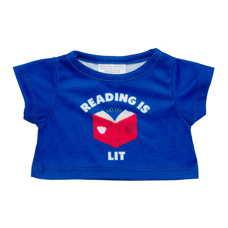 Reading Is Lit T-Shirt by Build-A-Bear