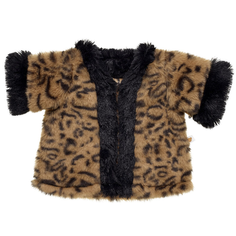 Online Exclusive Faux Fur Leopard Coat for Plush Toys - Build-A-Bear Workshop®