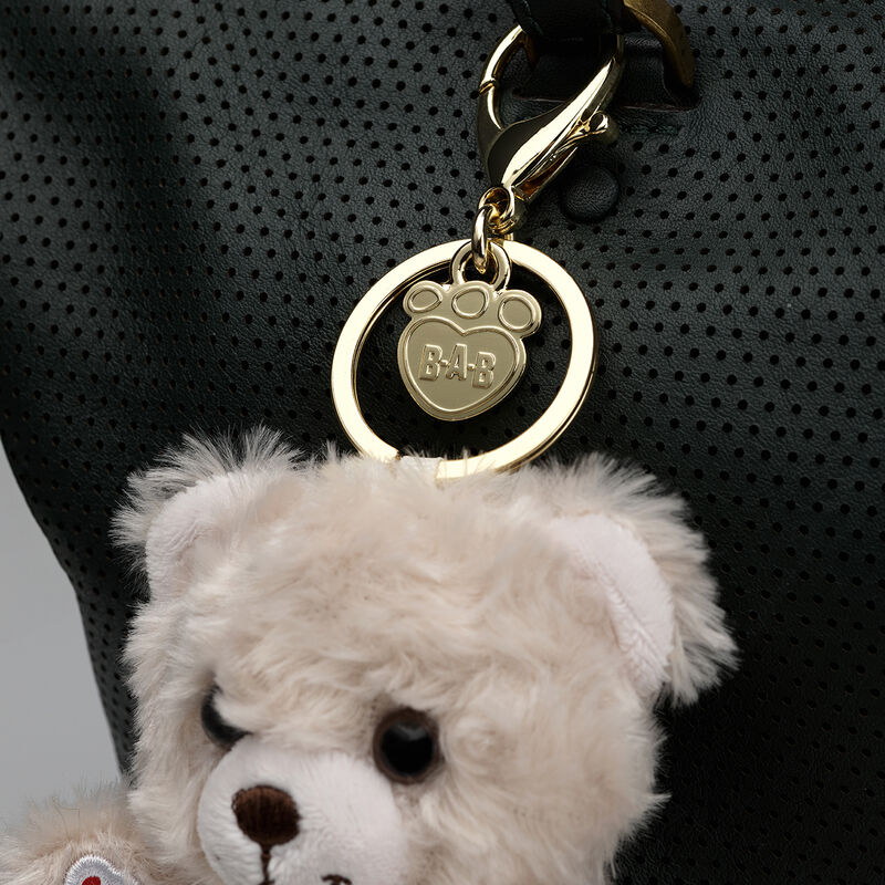 Happy Hugs Teddy Bear Bag Charm plush by Build-A-Bear