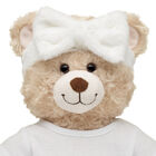 Online Exclusive White Plush Bow Headwrap - Build-A-Bear Workshop&reg;