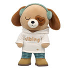 Mellow Moodies Mateo Dog Stuffed Animal "Vibing" Gift Set with Headphones plush by Build-A-Bear