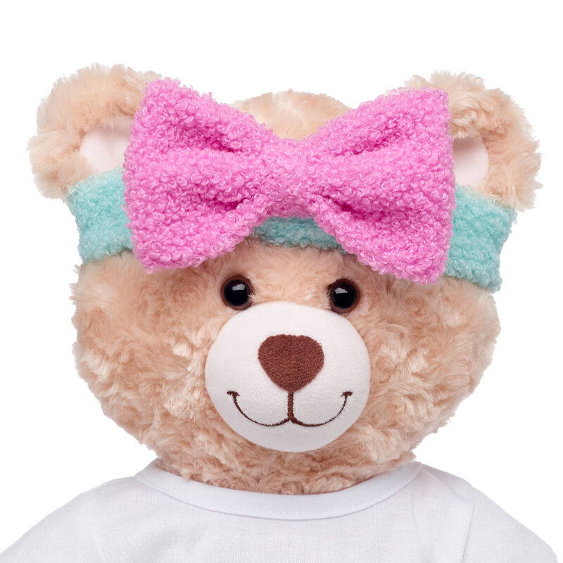 Sherpa Bow Headband plush by Build-A-Bear