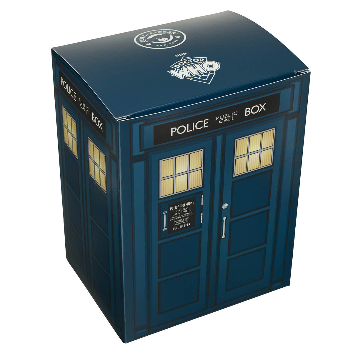Doctor Who Teddy Bear Fifteenth Doctor Gift Set with TARDIS Gift Box
